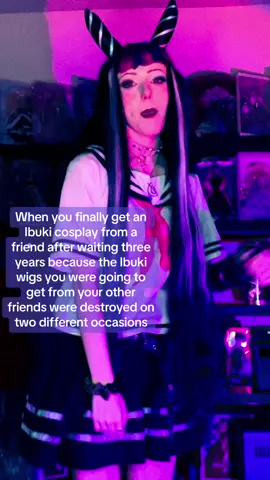 I never had the money to buy new cosplays either and I’d rather recieve fancy idv cosplays for my birthday and stuff because they always get discontinued 😭  #ibukimiodacosplay #ibukicosplay #danganronpacosplay #ibukimioda #ibuki #danganronpa #cosplay #missjunebuggie 