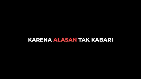 karena su sayang#overlaylyrics#liriklagu#fyp