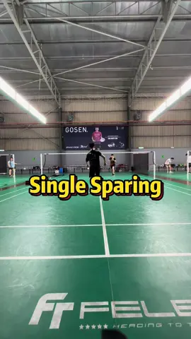 single sparing #badminton #hoseh #setbadmintonacademy #羽毛球 #leezs #badmintonskills #single 