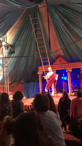 Last night MCing at fools circus in Bampton! #circus #clown #emperor 
