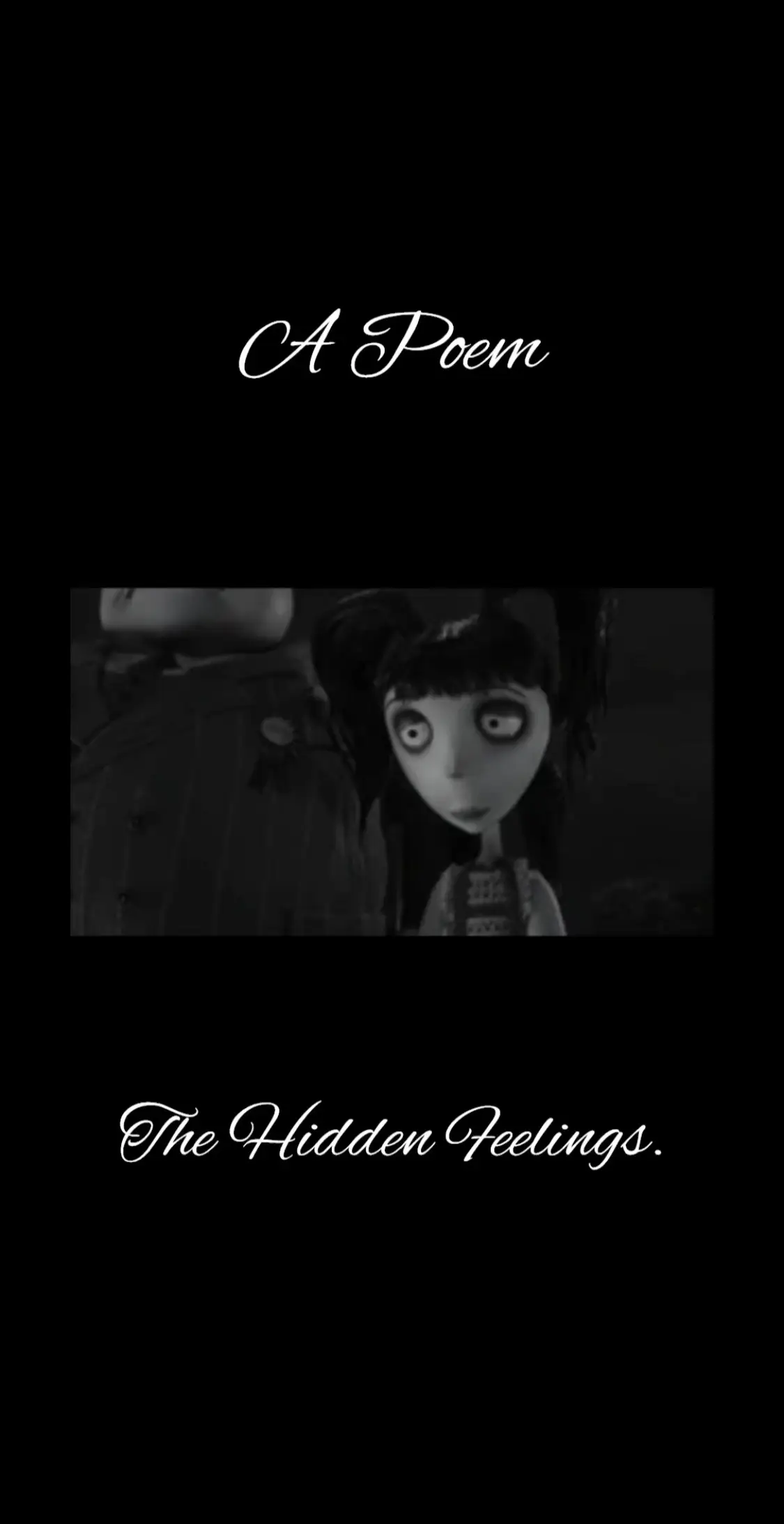 𓂀 𝒜 𝒫ℴℯ𝓂🖤 #secretive #feelings #inner #darkness #poetry #poems #lost #rapunzel #amylee #sallyssong #spookyseason #octobermood #missinghalf #soulmates #missingfriend #musician #song #wordsfromtheheart #darklove #lovepoetry #alt #darkromance #fridaythe13th 