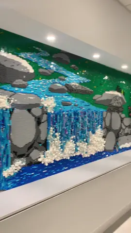 Massive 20 foot custom lego mural #art #apart #lego #mural 