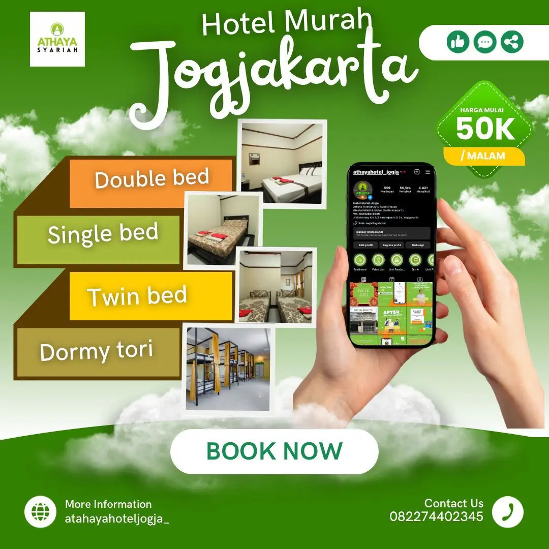 Penginapan yang Murah,Aman dan Nyaman selama liburan Di Jogja Hubungi 0819.2861.8999/0822.7440.2345 #yogyakarta #hoteldijogja #stasiunlempuyangan #stasiunyogyakarta #malioboro #ugm #uny #homestayjogja #penginapanjogja #penginapan #dormitory #hoteljogjamurah #hoteljogja #jalankaliurang #indonesia 