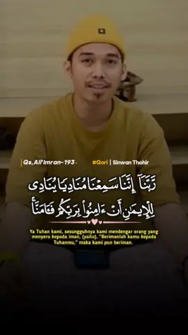Viral Tilawah‼️ Rabbana Innana Sami'na || Surah Ali'Imran-193 || @chikoameero /SinwanThohir #rabbanainnanasamina #tilawah #tilawahmerdu #tilawahquran #aliimran193 #chikoameero #syamsurifirdaus #immiftahfaridel #wafasitiaulia #salmanamrillah🥰 #kurrotaaini #salsawns #lilirahmah_#gangsterarab #viralvideo #treanding #terbarutiktok #tilawahterbaru #fyp #jalanhijraku #palestine #hamas #gaza 