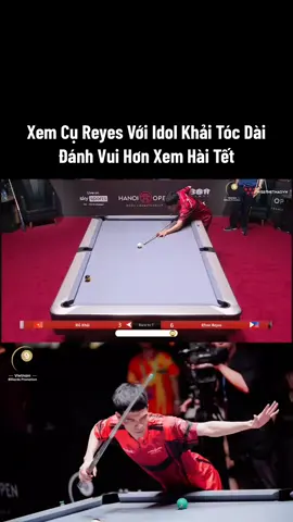 Efren Reyes VS Khải Tóc Dài, siêu giao hữu với độ hot cực cao, siêu hài hước. #efrenreyes #khaitocdai #hanoiopen #xuhuong #billiars24h #tiktok 
