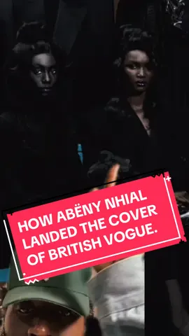 ABËNY. How Abëny Nhial randomly went from trying on clothes to being on the COVER of British Vogue. I SAID WOW. #abenynhial #blackmodelsmatter #runwaymodels #southsudanesemodels 