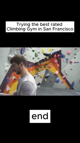 Trying the best rated Climbing Gym in San Francisco. END#foryou#magnusmidtbø#climbing 