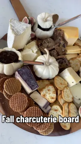 Fall themed #charcurterie board #howto #fyp #foryou #foryoupage  Mostly everything from @Trader Joe's  #traderjoes 