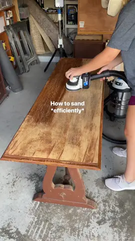 How to sand furniture efficiently 