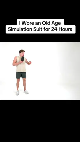 PT.1 I Wore an Old Age Simulation Suit for 24 Hours#simulation #suit #24hours #challenge #entertainment #newviralvideo #fypシ 