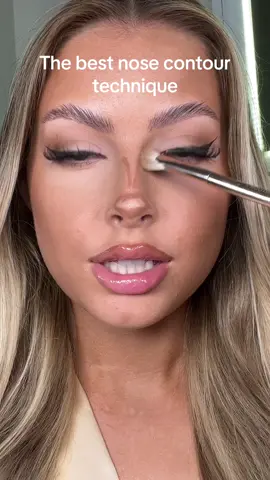 And then clean it up with concealer! The best and only way to do your nose contour using the fenty stick  @Fenty Beauty  #bestnosecontour #bestnosecontourtechnique #nosecontourtechnique #fentycontourstick #nosecontour #nosecontourqueen #snatchednosecontour #fentybeauty 