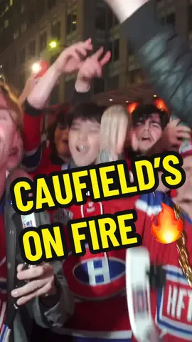 CAUFIELD’S ON FIRE 🔥 #gohabsgo #montrealcanadiens #NHL 