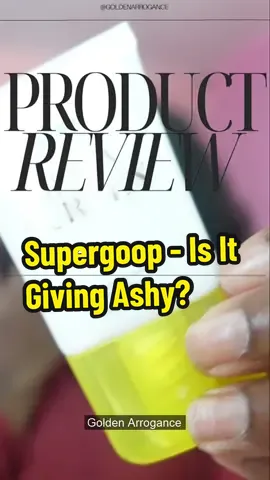 What do yall think about the supergoop glowscreen? Its a no for me 😭, but i do wang to try it again in a darker shade  . Xoxox 💕 . #fyp #supergoop #supergoopglowscreen #skincare #skincareroutine #estitok #skintok #glassskin #skincaretips 