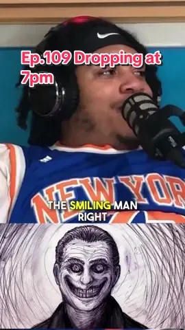 The Smiling Man Urban Legend 😳 Ep.109 Dropping Tonight at 7pm 🚫👤 #NoRegulars #fypシ #podcast #conspiracytherory #conspiracytiktok #smilingman #urbanlegend 