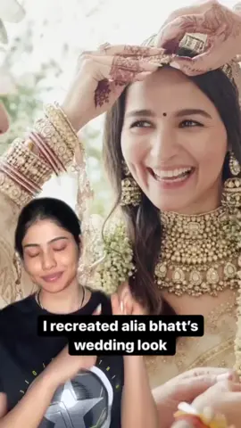 Alia Bhatt weeding look creat #tiktok #tiktokofficial #yashitank 