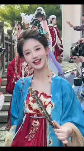 สาวจีนน่ารักๆ ชุดจีนฮั่นฝู #古风美人如画 #สาว 