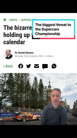 The political wrangling over the Newcastle 500 serves to highlight the single biggest threat to the Supercars Championship. #RepcoSC #Newcastle500 #becauseracecar