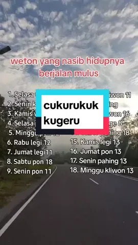 wetonmu ada ngga #weton #wetonjawa #primbonjawa #fypp #ramalan #jawatimur #faktaunik #jowostory 