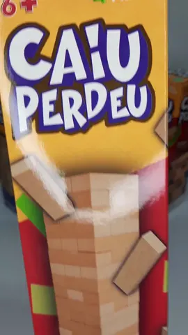 Caiu Perdeu #caiuperdeu #torre #madeira #viagem #brinquedo #presente 