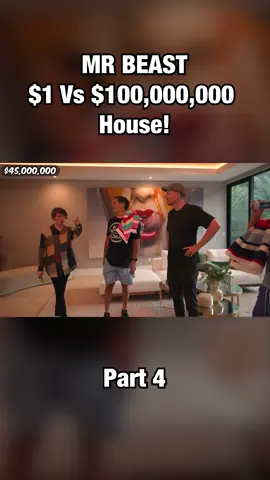 Part 4 | MR BEAST'S $1 Vs $100,000,000 House!!! #mrbeast#mrbeastchallenge#mrbeast6000#mrbeastmoney#luxury #richhouse #bighouse #celebritytiktok #1milliondollar#youtubeshorts#youtubers#tiktokers#clips#foryou#fyp#foru