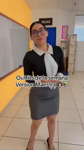 Outfits de la profe🥰👩🏻‍🏫 #viral #fyp #profe #seño #maestra #matematica #tiktok #trending 