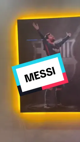 ⚽️ Lionel Messi #messi #leomesi #lionelmessi #messi_king #futbol #barcelona #resinart #manualidades #cuadrosdeneon #regalosoriginales #regalospersonalizados