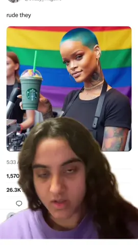 I know they’d make my coffee SLAPP everytime #rihanna #theythem #rudeboy #parody #fypp @blizzy mcguire 