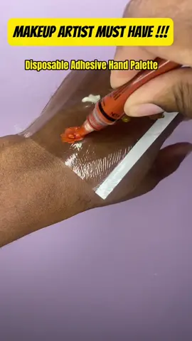 These adhesive hand palettes are a MUST if your a makeup artist. I know personally I like to mix products on the back of my hand before applying it to my clients. However, this is a more sanitary way of doing that. Plus it’s an easy clean up. When your done, just pull it off and throw it away.  These are available on Amazon.  . . . #amazonfinds #makeupartistkitessentials #makeupartistkit 