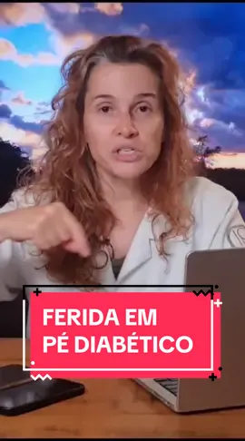 Ferida em Pé Diabético. #pediabetico #feridas #podologia 
