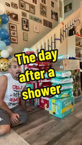 Replying to @Cordelia.The.Homemaker 🎀🧁  the day after a shower!!! #fatheroftwo#fatherhood#girldad#dadtok#babyshowercleanup#organize#nursery