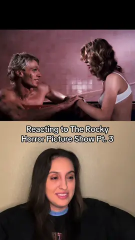 🫣 #fyp #wlw #foryoupage #lesbian #lgbt #moviereaction #reaction #therockyhorrorpictureshow #halloween 