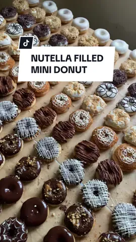 Replying to @Ms. Shy  Sharing you how I make my Nutella Filled Mini Donut. 🥹❤️