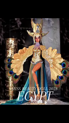 Miss Beauty Doll Egypt 2023 National Costume #missbeautydoll #beautypageant #nationalcostume #missegypt 