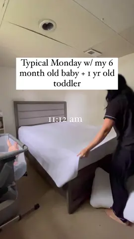 Typical Monday w/ my 6 month old baby + 1 yr old toddler.  • • Today was the first time sleeping in until 11am w/ my baby.  • • The whole household slept until 10:30am LOL. I think it was the dark gloomy morning we had.  • • Also, It’s been a year I haven’t cooked because my mom & mother in law cook everyday so I always eat at both places 😂 I am definitely going to miss the cooking when we move out 🥹🥹🥹 • • Hope everyone had a great Monday!  