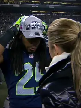 Best postgame interview of all time #seahawks #1yardline #nfc #nfl #richardsherman #49ers #runtheballattheoneyardlineinthesuperbowl 