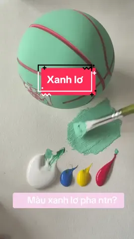 Xanh lơ #phamau #phoimau #colormixing #colors #mau #ve #totuong 