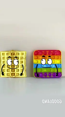 Goodland | Pop it and waffle 😂 #goodland #shorts #faceanimation