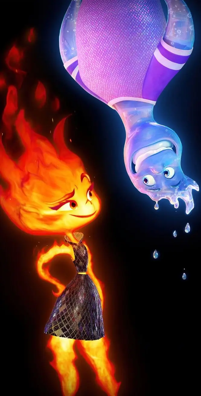 #fyp #pyf #fondodepantalla #wallpaper #android #iphone #celphone #tiktok #cartoon #disney #disneyplus #elemental #fuego #agua #fire #water #Love #pixar 