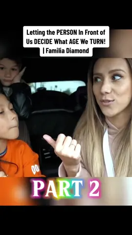 Letting the PERSON In Front of Us DECIDE What AGE We TURN! | Familia Diamond #viralvideo #familiadiamond 