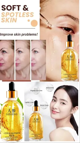 Our Ginseng Polypeptide Anti-Ageing Essence is expertly crafted to diminish facial and body wrinkles while stimulating cellular rejuvenation, allowing you to turn back the hands of time.  Shop Now https://www.givemethisnow.com/products/ginseng-polypeptide-anti-ageing-essence #Essence#Serum#aging#AntiAging#AntiAgingEssence#Wrinkle#Wrinkles#Skin#YouthFullSkin#GlowingSkin#antiagingtips#AntiAgingSkinCare#SkinCare#skincareproducts#Beauty#Product#Tiktiok#Trending#ShopNow#BuyNow#OrderNow#GiveMeThisNow#GiveMeThisNow1#GiveMeThisNowStore#GiveMeThisNowStoreCom