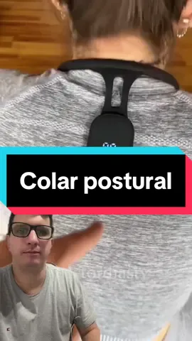 Colar para corrigir a postura 