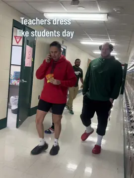 King HS Teachers dress like students day!! 