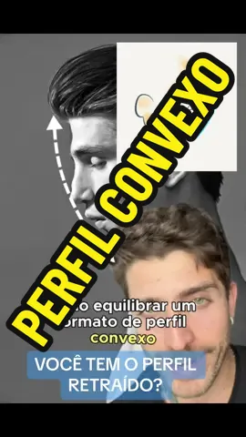 O perfil convexo tem a retração do terço inferior, passando uma ideia de introspecção e timidez , podemos equilibrar essas características através do visagismo. Conheça minha consultoria de visagismo online . #perfilconvexo #visagismo #rostomasculino #barbeirovisagista💈 #imagemmasculina #dicasdebeleza 