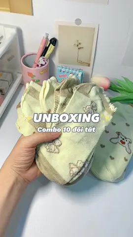 Tất đẹp xỉu #unboxing #review #tatcobeo #tatxinh #tattrang #xuhuong 