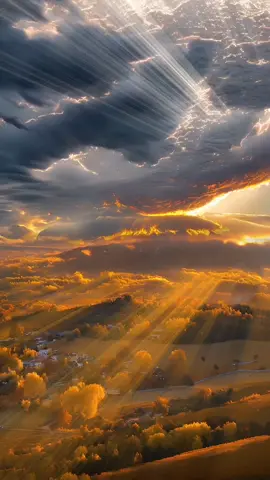 sunset 🌇 #sky #easthetic #4kvideoquality #clouds #sunset 