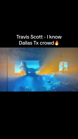I KNOW TRAVIS SCOTT UTOPIA TOUR DALLAS TX CROWD🔥 #travisscott #iknow #fypシ #circusmaximustour #utopia #concert 