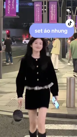 set áo nhung cổ bèo #rewiewthoitrangnu #rewiewquanaonu #thờitrangnữ #mixdoxinh #nangtho  #tipphoidochonangbanhbeo #mixdodep #setboxinh #oufitthudong #xuhuongthoitrang2023 #fpyシ #daily #viral 