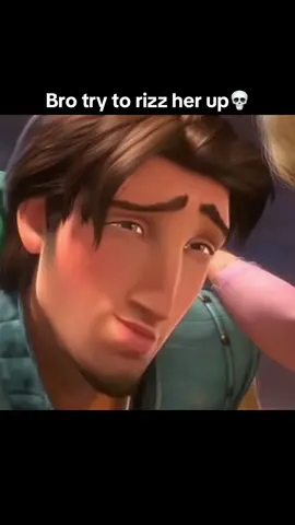 Bro rizz didn’t work on her💀#tangled #meme 