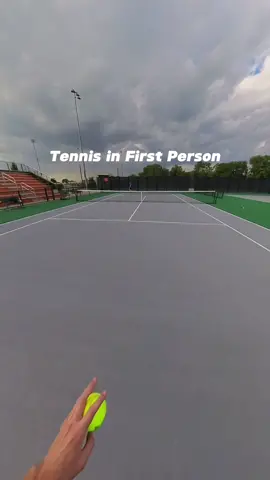 Tennis in First Person #tennis #tennisinfirstperson #firstpersontennis #sports #sport