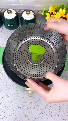 Stainless Steel Food Steamer #tiktok #KitchenHacks #kitchen #foldablesteamer #foldable #steamer #stainless #foryou #shopping #goodthings #fyp 
